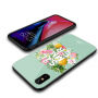 NXE beschermend plastic deksel met gehard glas coating voor Apple iPhone XS - turquoise