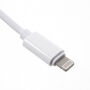 Reductie met bliksem en 3,5-connector voor de reductie met bliksem en jack 3,5-connector voor het gelijktijdig opladen en beluisteren van muziek voor iPhone - wit