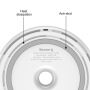 BASEUS draadloze BASEUS draadloze QI lader stijl donut voor iPhone - wit
