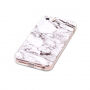 Beschermende plastic hoes voor iPhone 5 / 5S / SE (2016) - wit marmer