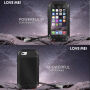 LOVE MEI dunne waterdichte / stofdichte koffer met metalen frame voor Apple iPhone 6 / 6S