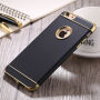 Beschermhoes voor Apple iPhone 6 Plus - goud / zwart