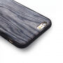 Beschermhoes in houten uitvoering voor Apple iPhone 6 Plus - grijs