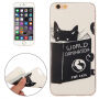 Beschermende plastic hoes voor Apple iPhone 6S Plus / 6 Plus - de kat wil de wereld regeren...