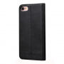 Beschermende flip case gemaakt van kunstleer Apple iPhone 6 Plus - zwart