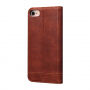 Beschermende flip case gemaakt van kunstleer Apple iPhone 6 Plus - bruin