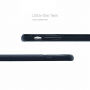 Elegante overtrek met geborstelde textuur voor Apple-iPhone 8 Plus / 7 Plus - zwart