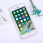 Beschermhoes van zacht kunststof voor de bescherming van Apple iPhone 7 Plus / 8 Plus - zwart marmer