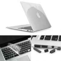ENKAY Afdekking met afdekraster en stekkers voor MacBook Air 13" (A1237, A1304, A1369, A1369)
