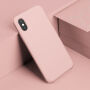 BASEUS beschermhoes van BASEUS siliconen voor Apple iPhone XS - rozig