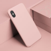 BASEUS beschermhoes van BASEUS siliconen voor Apple iPhone XS - rozig