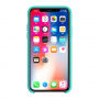 BASEUS beschermhoes van BASEUS siliconen voor Apple iPhone XS - turquoise
