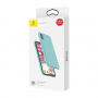 BASEUS beschermhoes van BASEUS siliconen voor Apple iPhone XS - turquoise