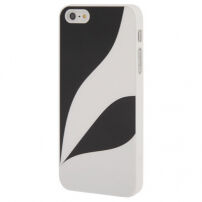 Beschermende plastic hoes voor Apple iPhone 5 / 5S / SE (2016) - wit / zwart