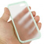 Ultradunne hoes met gekleurd frame voor Apple iPhone 5 / 5S / SE (2016) - muntachtig