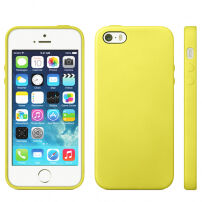 Omslag in origineel Apple-ontwerp voor iPhone 5 / 5S / SE (2016) - geel