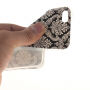 Beschermhoes van zacht kunststof voor de bescherming van Apple iPhone SE (2016) / 5 / 5S - damastpatroon