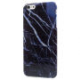 Beschermhoes van zacht kunststof voor de bescherming van Apple iPhone 6 Plus - blauw marmer
