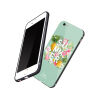 NXE beschermend plastic deksel met gehard glas coating voor Apple iPhone 6 Plus - turquoise