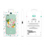 NXE beschermend plastic deksel met gehard glas coating voor Apple iPhone 6 Plus - turquoise