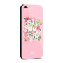 NXE beschermend plastic deksel met gehard glas coating voor Apple iPhone 6 Plus - rozig
