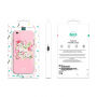 NXE beschermend plastic deksel met gehard glas coating voor Apple iPhone 6 Plus - rozig