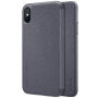 NILLKIN beschermende flip case voor Apple iPhone XS - zwart