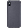 NILLKIN beschermende flip case voor Apple iPhone XS - zwart