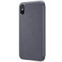 NILLKIN beschermende flip case voor Apple iPhone XS - zwart