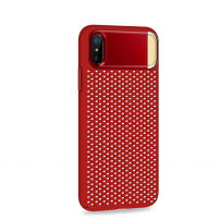 JOYROOM-hoes met standaard voor Apple iPhone XS - rood