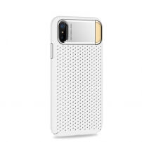 JOYROOM-hoes met standaard voor Apple iPhone XS - wit