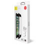 BASEUS beschermend gehard 5D-glas voor Apple iPhone 7 / 8 - 0,3 mm - zwart