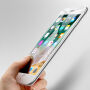 BASEUS beschermend gehard 5D-glas voor Apple iPhone 7 / 8 - 0,3 mm - wit