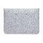 Vilten envelop voor MacBook tot 16" - lichtgrijs