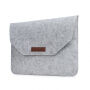 Vilten envelop voor MacBook tot 16" - lichtgrijs