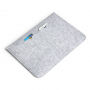 Vilten envelop voor MacBook tot 16" - lichtgrijs