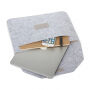 Vilten envelop voor MacBook tot 16" - lichtgrijs
