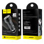HOCO Z7 autolader met USB-poorten voor Apple iPhone - zwart