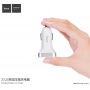 HOCO Autolader (5V/3.1A) met twee USB-poorten voor Apple iPhone/iPad/iPad/UP/UP/USB-poort. iPod - wit