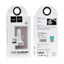 HOCO Autolader (5V/3.1A) met twee USB-poorten voor Apple iPhone/iPad/iPad/UP/UP/USB-poort. iPod - zwart