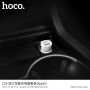 HOCO autoladerset met twee USB-poorten en bliksemafleider voor Apple-apparaat - wit