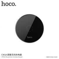 HOCO draadloze HOCO lader voor Apple iPhone - zwart