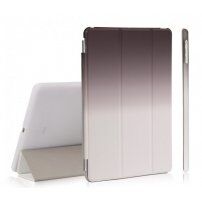 Regenboog Smart Case / Cover met Slaapfunctie en Stand voor Apple iPad 9,7" (2017)/iPad 2018 - zwart-wit