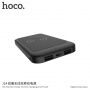 HOCO elegante 10000mAh Power Bank met draadloze oplading voor Apple iPhone - zwart