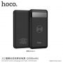 HOCO Power Bank 10000mAh met draadloze oplaadfunctie voor Apple iPhone - zwart