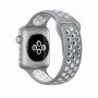 Siliconen band voor Apple Watch Ultra 49mm / 46mm / 45mm / 44mm / 42mm - grijs-wit