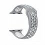 Siliconen band voor Apple Watch Ultra 49mm / 46mm / 45mm / 44mm / 42mm - grijs-wit