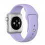 Siliconen sportband voor Apple Watch Ultra 49mm / 46mm / 45mm / 44mm / 42mm - S/M - lila