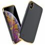 Beschermkap met batterij met batterij voor iPhone XS Max - 6000 mAh - Zwart/goud