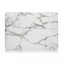Dekking met marmeren patroon voor MacBook Air 13'' (A1932 / A2179 / A2337) - wit-grijs